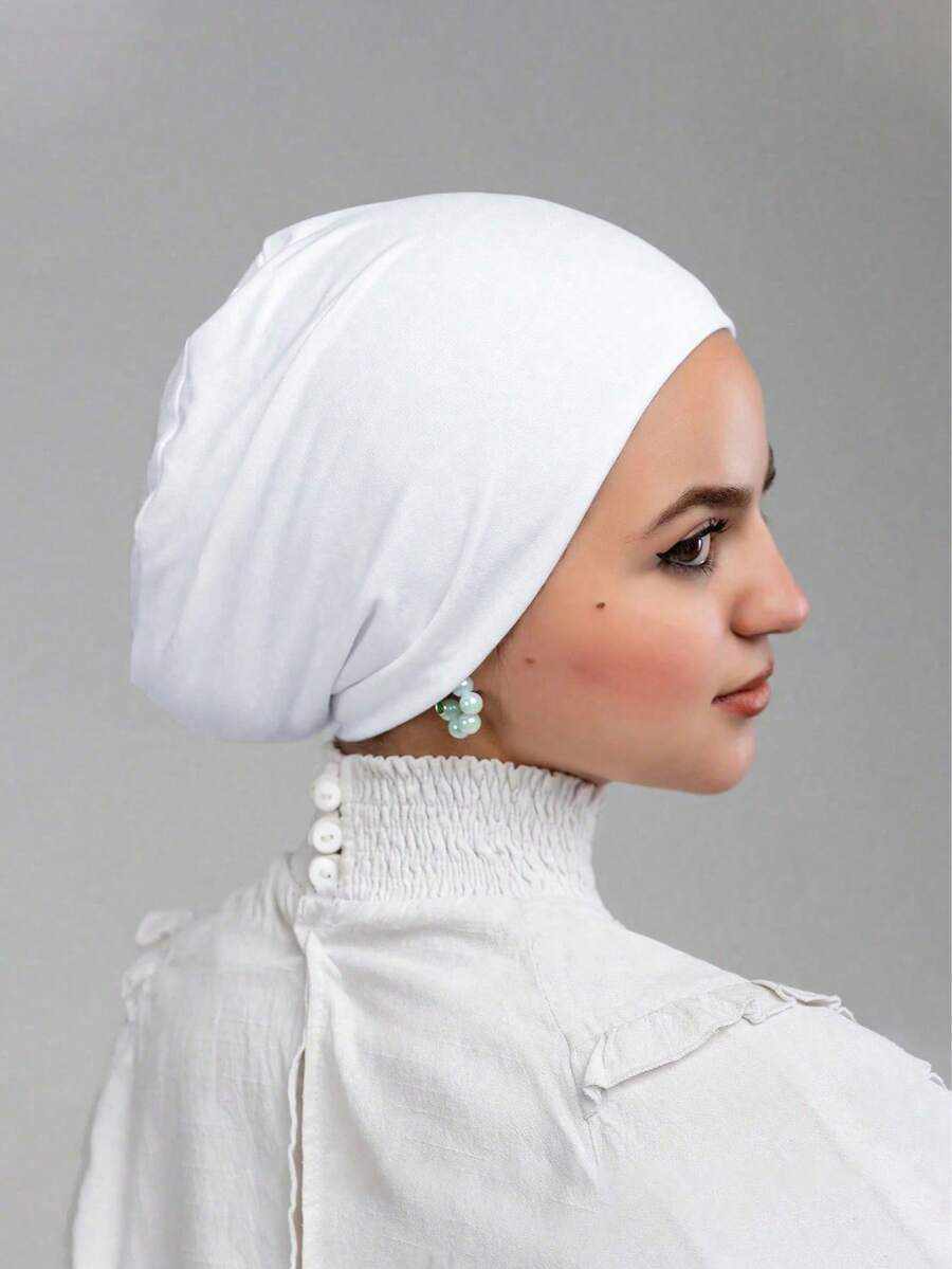 1 chiếc băng đô buộc đầu mềm mại thời trang đơn giản trơn, khăn xếp đội đầu, mũ đội đầu cho phụ nữ, thích hợp cho cuộc sống hàng ngày và thể thao ngoài trời để mặc - Xem 1