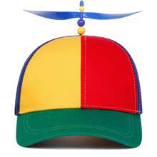 1Piece Men Propeller Baseball Cap Outdoor Adjustable Sunscreen Leisure Hat Spring Autumn Travel Tourism Beach Vacation - Multicolor - View 3