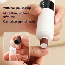 2-In-1 Electric 42MM Foot & Nail Grinder - USB Pedicure Device With 3 Speed Settings, LCD Display, 16 Replaceable Heads, For Home Foot & Hand Care, Fast Charging, Ergonomic Design, For Feet, Hands & Nails, Multi-Functional Beauty Tool - Multicolor - View 7