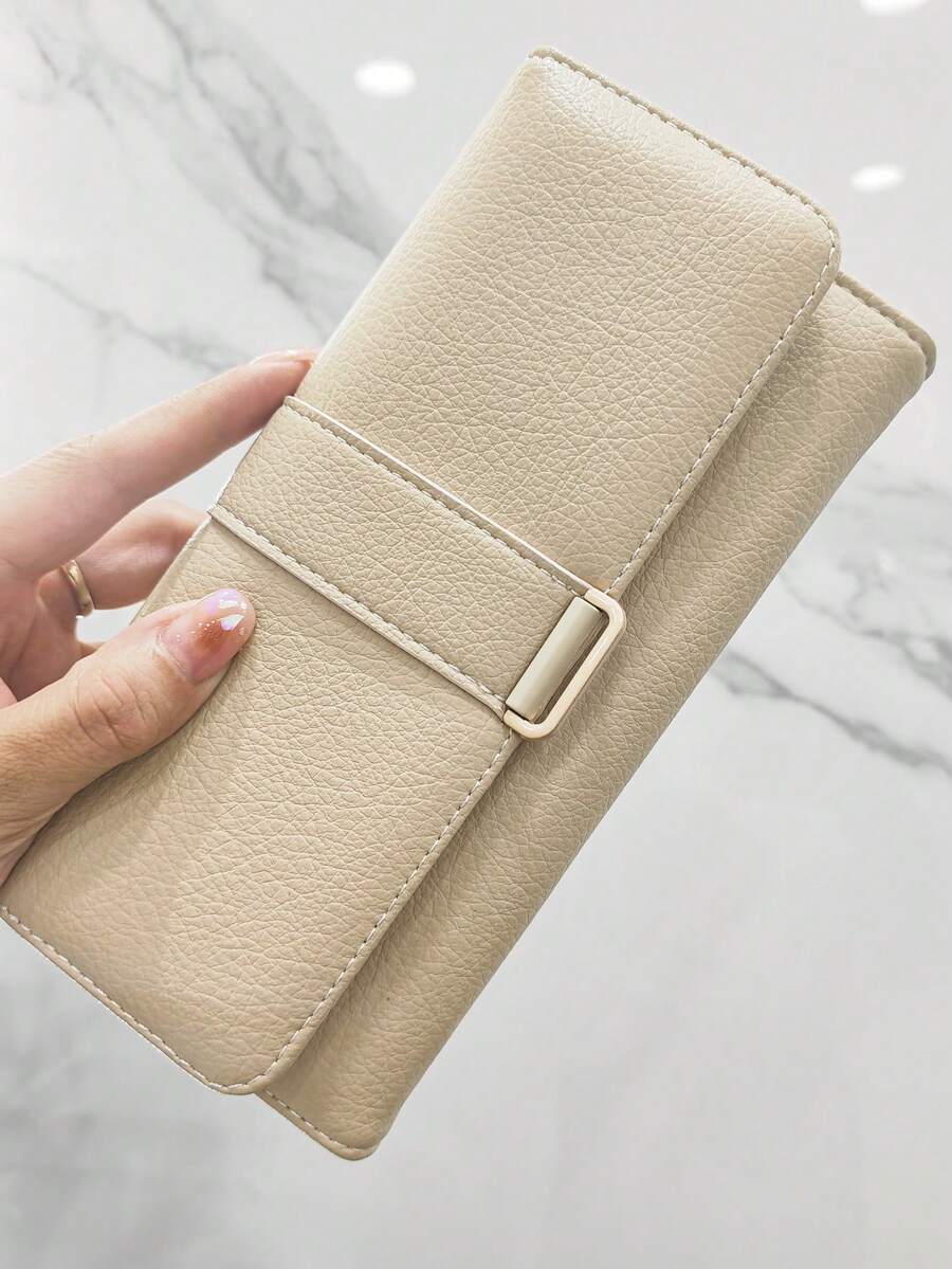 新款女士 PU 柔软长款钱包 时尚休闲大容量多功能手拿包卡包证件包携带方便适合作为节日礼物送给女士钱包钱包秋季钱包