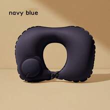 وسادة رقبة قابلة للنفخ للاستخدام الخارجي، وسادة رقبة محمولة للسفر، وسادة رقبة ضغط للسيارة والطائرة، حماية الرقبة للسفر، هدايا مضحكة، وسادة سفر، وسادة رقبة، وسادة رقبة للنوم في المكتب، وسادة سفر للسيارة، تحمي العمود الفقري دون ضغط وتوفر دعمًا قويًا. مناسبة كهدية مفاجأة للعطلات والأعياد وعيد الأم