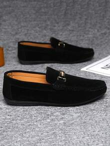 Men's New Fashion Loafers, Classic And Comfortable Formal Shoes, Slip-On, Lightweight Driving Shoes, Moccasins (Loafers Run Small, Customers With Larger Feet Are Advised To Order One Size Up) - Black - View 8