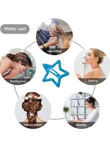 10/30/50/100pcs Colorful Star Hair Clips, Suitable For Teen Bangs & Side Hair, Fashion Versatile Hair Accessories For Outings, Best Gift For Teen - Multicolor - View 3