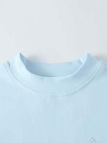 Annil Children's Clothing For Girls, Girls, Boys, Boys, Middle-Aged And Young Children, Teenagers, Mid-Neck Long-Sleeved Base, Autumn And Pants Sets, Home, Mountain Print, Warm Clothes For Winter