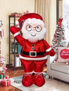 1/2 quả bóng bay giấy bạc hình ông già Noel cỡ lớn 61 inch – Đồ trang trí Giáng sinh tự do, Đồ trang trí tiệc trong nhà/ngoài trời cho Giáng sinh, Đồ trang trí lễ hội ngày lễ, Đồ trang trí Giáng sinh tại nhà, Navidad, Đồ trang trí tiệc, Đồ trang trí Giáng sinh - Nhiều màu - Xem 5