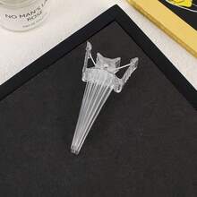 星光蓬松发夹 - 防滑设计，打造自然蓬松质感，适合刘海、发髻和日常造型 - 男女通用，沙龙家用户外直发工具，后梳，理发师配件，吹风机，头发，理发师，美发工具，美发产品，边缘梳，理发师配件，吹风机，美发用品，定型喷雾，卷发产品