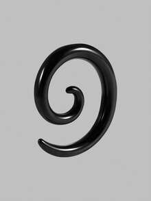 1PC Punk Stainless Steel Snail Spiral Ear Taper Flesh Tunnel Ear Stretcher Ear Nose Expander Stretching Ear Plug Ear Gauge - 1 Piece Of Spiral Ear Expansion - View 35