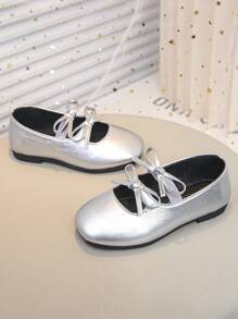 幼儿/小女孩芭蕾平底玛丽珍鞋
