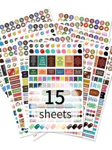 2026学年周/月计划日历，1月至12月，A5极简主义月/日计划笔记本，带联系人、月度标签、笔记和内袋，返校用品，办公桌配件，2026新年礼物