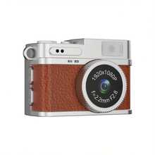 Reletech Cute Retro Mini Camera, Wearable Digital Pocket Camera With 6 Filters + Video Recording, 0.96" IPS Screen And LED Flash - Best Birthday Christmas Gift - Multicolor - View 14