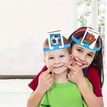 豪华“谁”卡牌拼图互动家庭猜谜游戏 - 增强青少年的批判性思维和演绎推理能力，生日礼物 - 彩色 - 查看 7