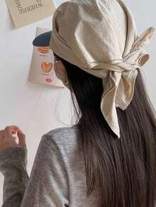 New Multicolor Headband Tied Visor Cap, Fashionable Letter Embroidery Sun Protection Hat For Women, Summer - Multicolor - View 8