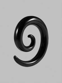 1PC Punk Stainless Steel Snail Spiral Ear Taper Flesh Tunnel Ear Stretcher Ear Nose Expander Stretching Ear Plug Ear Gauge - 1 Piece Of Spiral Ear Expansion - View 34