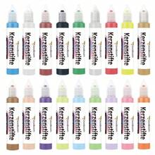 18-Color Candle Dye Pens 15ml | 3-In-1 For Candles, Fabric & Glass | Vibrant Colors & Strong Adhesion - Multicolor - View 5