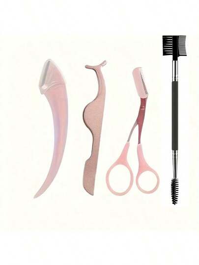 1支不锈钢睫毛镊子，睫毛嫁接镊子，睫毛卸除镊子，睫毛胶涂抹工具，女士适用，化妆，价格实惠，房间装饰，梳妆台，旅行，卧室，化妆配件，镊子，价格实惠，圣诞礼物，化妆，化妆工具，便宜货，礼物，女士礼物，圣诞礼物，赠品，旅行，便宜货，旅行必备