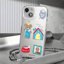 Adecuado para  16Promax/ 16Plus/ 16Pro/ 16,  15/ 14/ 13/ 12/ 11? Funda de Teléfono IMD Láser de Patrón Creativo de Moda con Gradiente de Color, Funda de Teléfono Híbrida Clásica Antideslizante y a Prueba de Golpes, y Opción de Regalo Ideal. - Colores mixtos - Ver 5