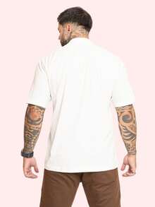 Kit 3 Oversized Premium Cotton Street Style T-Shirts - White - View 4