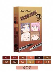 Bộ quà tặng bút dạ hai đầu 12/24 màu | Đầu bút mảnh, thích hợp để phác thảo và vẽ nguệch ngoạc | Có nhiều bộ màu khác nhau - Nhiều màu - Xem 16