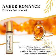 1瓶10毫升/0.33液盎司EUQEE香氛精油滚珠瓶，适用于身体香氛、约会、散发魅力，持久留香，包含白麝香、椰子香草、乖乖女、沉香木、香草麝香、天使、S@Auvag、璀璨水晶、性感炸弹、琥珀浪漫、Jador、草莓、樱桃、清新亚麻、泡泡糖、海风等香型。