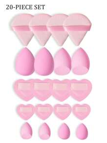 50/40/30/20/10/5pcs Makeup Kit, Including: 10 Pieces Of Liquid Makeup Sponge+10 Pieces Of Mini Liquid Makeup Sponge+10 Pieces Of Triangular Powder Puff For Loose Powder And Makeup Set+10 Pieces Of Air Cushion Powder Puff For Facial Makeup+10 Pieces Of Mini Air Cushion Powder Puff,Makeup,Cheap,Room Decor,Vanity,Travel,Bedroom,Makeup Accessories,Puff,Makeup Blender,Powder Puff,Makeup Sponge,Cheap,Stocking Stuffers,Makeup,Makeup Tools,Cheap Stuff,Gifts,Gifts For Women,Christmas Gifts