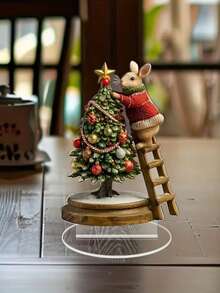 Acrylic Christmas Tabletop Decor - Perfect For Bedroom, Cafe, Living Room & Outdoor Spaces, Ideal Gift For Friends Home Decor Christmas Decorations Room Decor