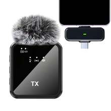 Professional Wireless Lavalier Microphone Compatible With IPhone, Compatible With - Cordless Omnidirectional Condenser Microphone For Interviews, Video, Podcasting (300mAh Rechargeable Battery) - Black - View 16