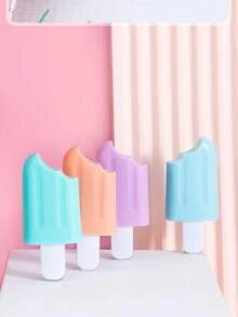 أقلام تحديد إبراز بشكل آيس كريم كرتوني، جوائز للطلاب، مكافآت، هدايا، قرطاسية للعودة إلى المدرسة، مناسبة للاستخدام المنزلي والمدرسي والمكتبي