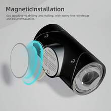 Motion Sensor Night Light,Motion Sensor Light Indoor,USB Type-C Charging, Ultra-Long Battery Life,Magnetic Mount,Colorful Neon Colors Change,Wall Lamp,Apply For Bedroom,Bathroom,Courtyard
