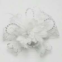 D EXCEED 1/2 PCS Vintage 1920s Beaded Fascinator Hat For Women - Art Decor Headpiece With Lace & Feathers | Gatsby Tea Parties, Weddings, Derby & Opera Events | Mother's Day, Bridal Shower, Teacher Gift Idea Valentine's Day Accessories - European and American Fashion Headwear - View 15