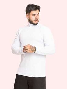 Kit 2 Cacharrel T-Shirts, Long Sleeve Blouse, High Neck, Cold Winter, Valentine's Day Gift - 黑與白 - 查看 2