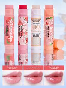 Fruit Lip Balm Gift Set - Moisturizing & Nourishing Lip Care With Lip Mask, Prevents Dryness & Cracking, Fruity Flavor Combo - Multicolor - View 6