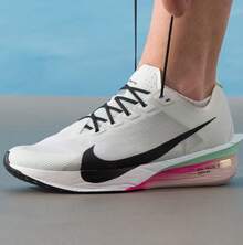 Nike 男子ZOOMX VAPORFLY NEXT% 4運動訓練跑步鞋 - 白綠色 - 查看 2
