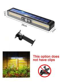 Solar Clip Landscape Light,Outdoor Waterproof Solar Wall Lamp 3 Lighting Modes With Motion Sensor Detector Garden Wall Patio Path Security Lighting For Garden Yard Aisle Light Passage Path Decoration Light Halloween Christmas Thanksgiving Gift - Multicolor - View 14