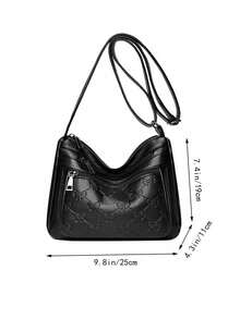 Women Crossbody - Hitam - View 7