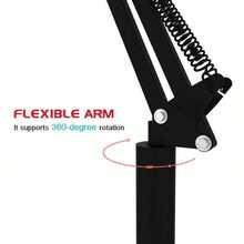 Universal 360° Adjustable Floor Stand Holder For Tablet/IPad/Phone 3.5-11in - 黑色 - 查看 9