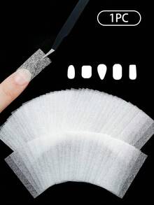 20 piezas Herramientas de arte de fibra de uñas de Klimonla - Kit libre de molde para extensión y fortalecimiento de uñas, accesorios DIY de uñas naturales para mujeres