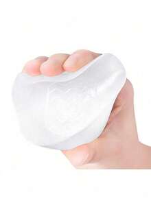 QKC 2pcs Height Increase Insoles, Invisible Silicone Insoles, Height Increase Gel Insoles, Breathable Insoles And Men/Women Heel Protectors