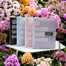 Pasta com 100 envelopes para desafio de economia de dinheiro, pasta com 100 envelopes para desafio de economia de dinheiro, livro de desafios de economia com cadeado, maneira fácil e divertida de economizar 5050 dólares, brindes e recompensas, volta às aulas, decoração de outono, decoração de outono, decorações de Natal, presentes de Natal, presentes de aniversário, presentes de feriado, presentes de formatura