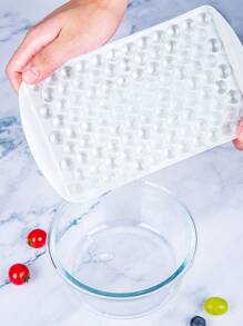 1pc PP Ice Cube Mold, Minimalist Plain Ice Ball Making Mold For Home Supplies - Blue - View 9