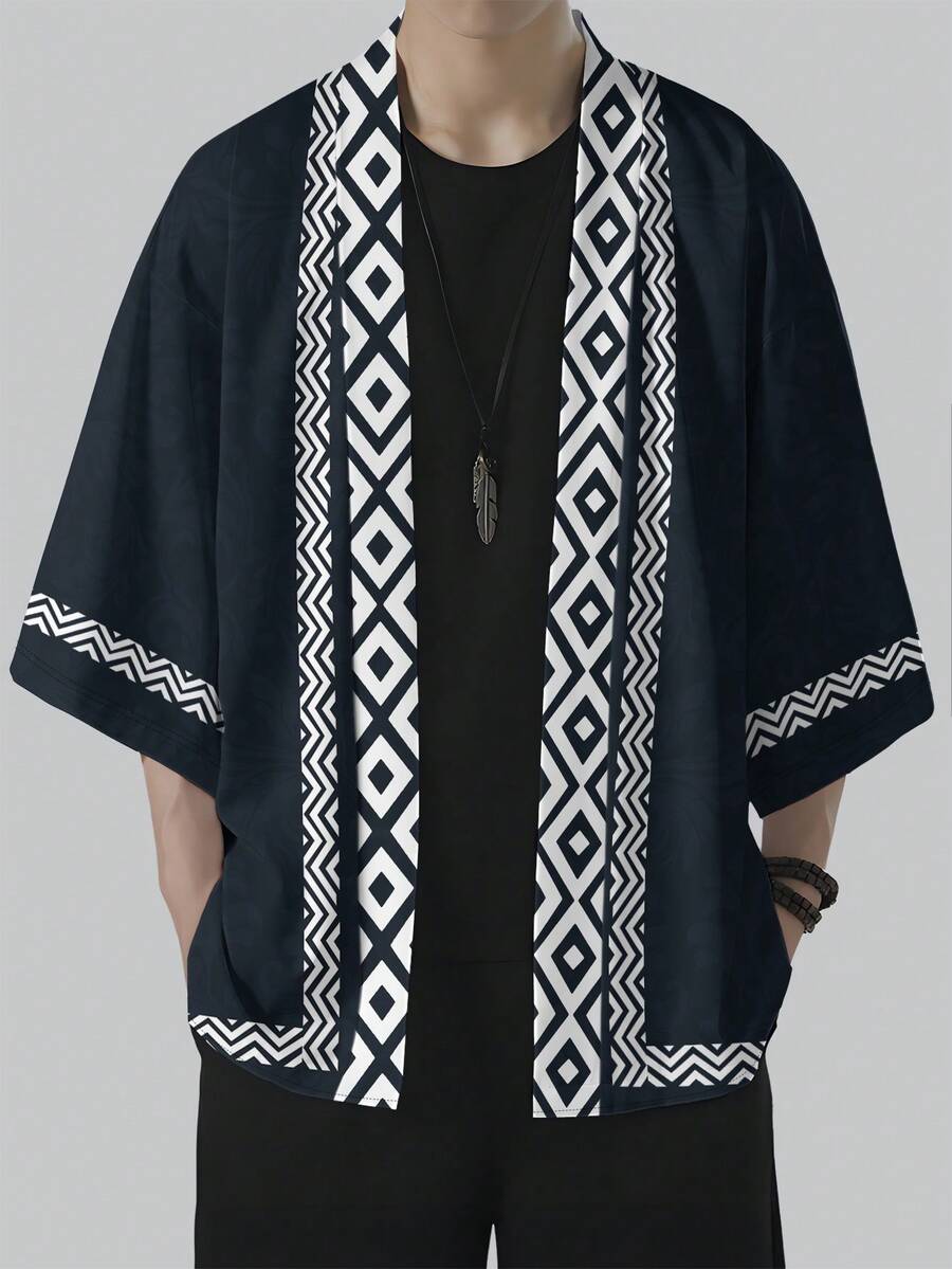 男士休闲和服开衫，中国风汉服开衫，休闲夏装