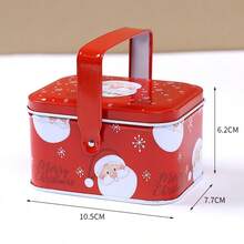 圣诞糖果储存罐、圣诞雪景糖果罐、节日零食罐、饼干罐、圣诞装饰用金属罐、圣诞装饰、圣诞睡衣、圣诞礼物、圣诞装饰 - 彩色 - 查看 11