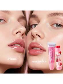 Fruit Lip Balm Gift Set - Moisturizing & Nourishing Lip Care With Lip Mask, Prevents Dryness & Cracking, Fruity Flavor Combo - Multicolor - View 5