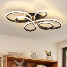 homefire 1/2ER Ceiling Lamp LED Ceiling Light Living Room 30W 40cm Kitchen Lamp Ceiling In White Living Room Lamp Modern Design Warm White 3000K Bedroom Lamp Ceiling Lighting For Bedroom Hallway Kitchen - 40cm-3000k - 查看 1
