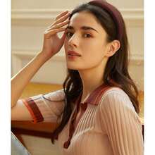 5 Pack Headbands For Women, Padded Soft Fabric Headbands, Fashion Sponge Head Bands For Hair Thick Headbands For Girls Hair Accessories