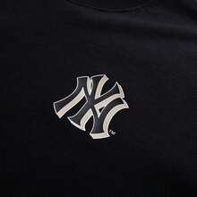 经典单色超大 T 恤，柔软男女通用休闲通勤运动 T 恤 - 黑色 - 查看 3