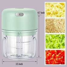 Elektryczna prasa do czosnku, Mini przenośny młynek do czosnku, Robot kuchenny 100 ml/250 ml/100+250 ml, Siekacz do czosnku ładowany przez USB, Blender do warzyw, Obieraczka do czosnku, Prasa do czosnku, Siekacz do czosnku, Prasa do czosnku, Dom, Kuchnia, Kemping, Niezbędnik w podróży, Boże Narodzenie, Halloween, Święto Narodowe i inne świąteczne niezbędniki, Akcesoria kuchenne, Pomoc w przechowywaniu i organizacji, Artykuły gospodarstwa domowego - Wielokolorowe - Zobacz 13