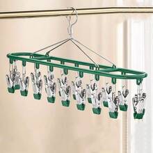 1 Pack Of 10-20 Pcs Stainless Steel Oval Sock Clips With Extra-Strong Grip, Waterproof And Rust-Proof, Wind-Resistant Buckle For Secure Balcony Drying, Space-Saving Laundry Accessory For Apartments And Homes, Gentle Delicate-Friendly, Quick-Dry Outdoor Clothes Line Solution, Durable Weather-Resistant Clip Set For Spring And Summer, Keeps Socks And Underwear Organized, Easy Clip-On Drying, No-Slip Clasp - Multicolor - View 7