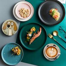 6pcs Cute Dog Wooden Coasters, Colorful Design, Suitable For Drinks, Tea, Coffee, Home And Restaurant Decor, Perfect Gift Choice For Dog Lovers, Family, Friends And Colleagues