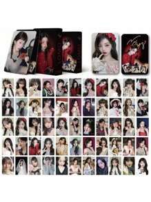 55张/92张/30张 Kpop (Vicky)/SKZ (DO IT)/BABYMONST/AESPA/KATSEYE/DILE/I.VE/TWICE/NMIXX 照片卡收藏套装 - 手工剪贴簿套装，K-Pop BLINK 生日礼物 | 卡套、书签套装、收藏卡、情人节礼物