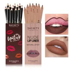 24 Pcs Lip Liner Set Gift Box Makeup Matte Long-Lasting Lip Outlining Easy-To-Color Lip Liner 24 Pcs Easy To Apply Lip Pencils, Assorted Shades, Smooth Contouring For Perfect Lips, Cosmetics Gifts For Women Halloween - 24 CÁI - Xem 8